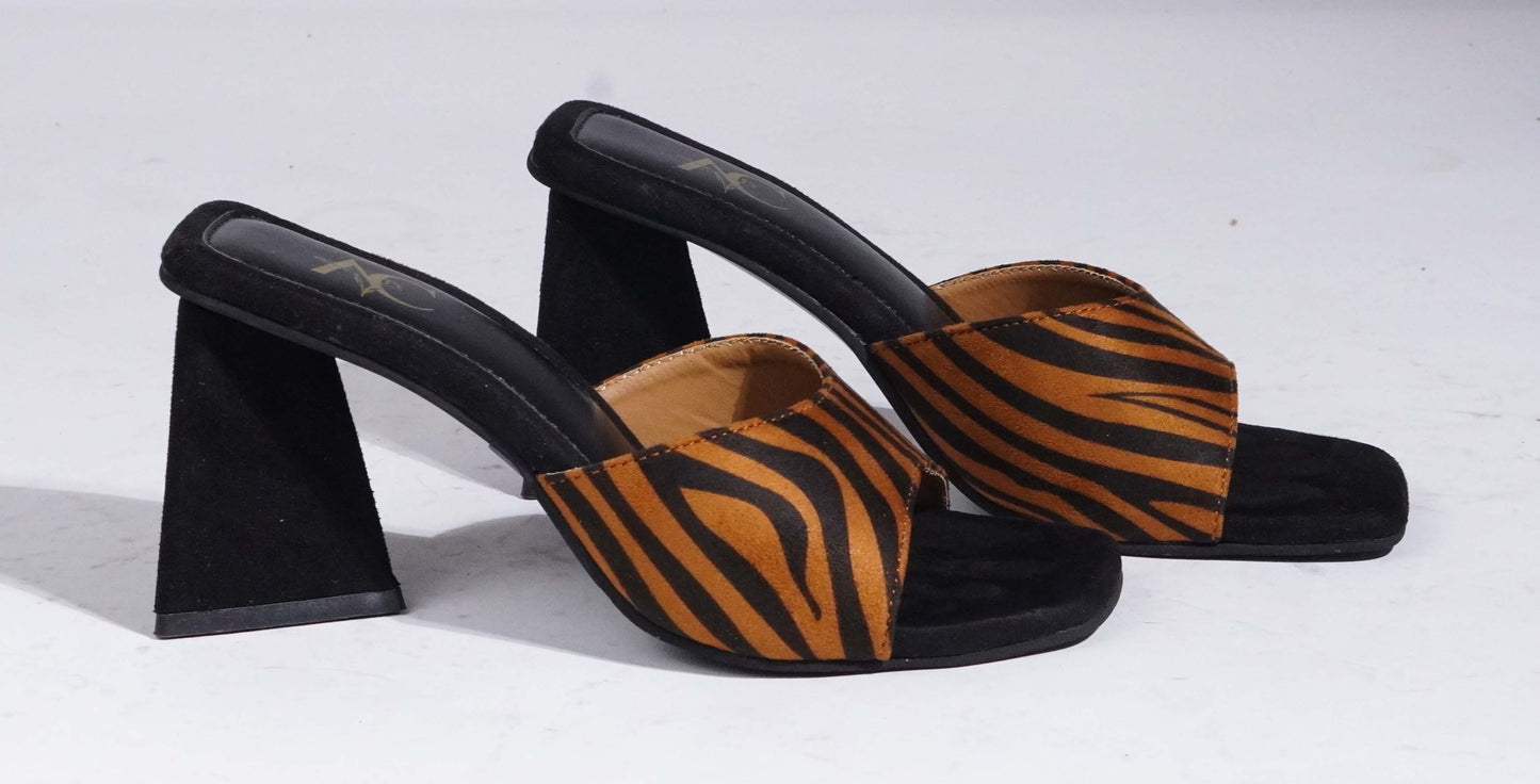 Tri-Glam Heels Animal Print