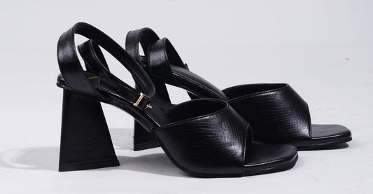 Tri-Glam Heels Black