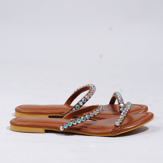Jewelled straps - women footwear