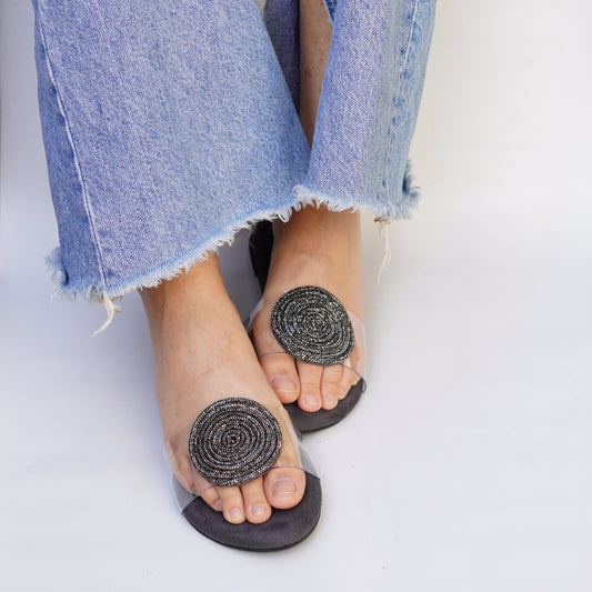 Essential Grey Charm Slide