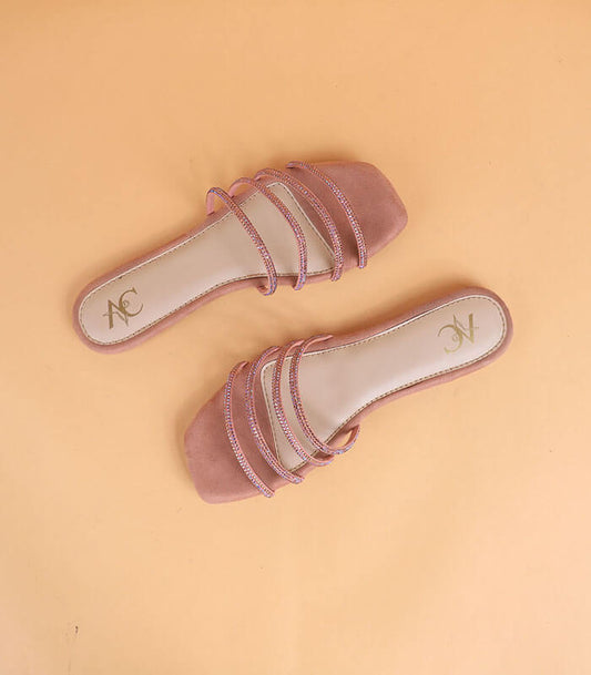 Bling On The Go – Slides For Women (Pink)