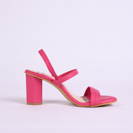 Pop Heels for Women (Bright Pink)