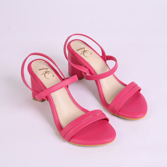 Pop Heels  for Women (Bright Pink)