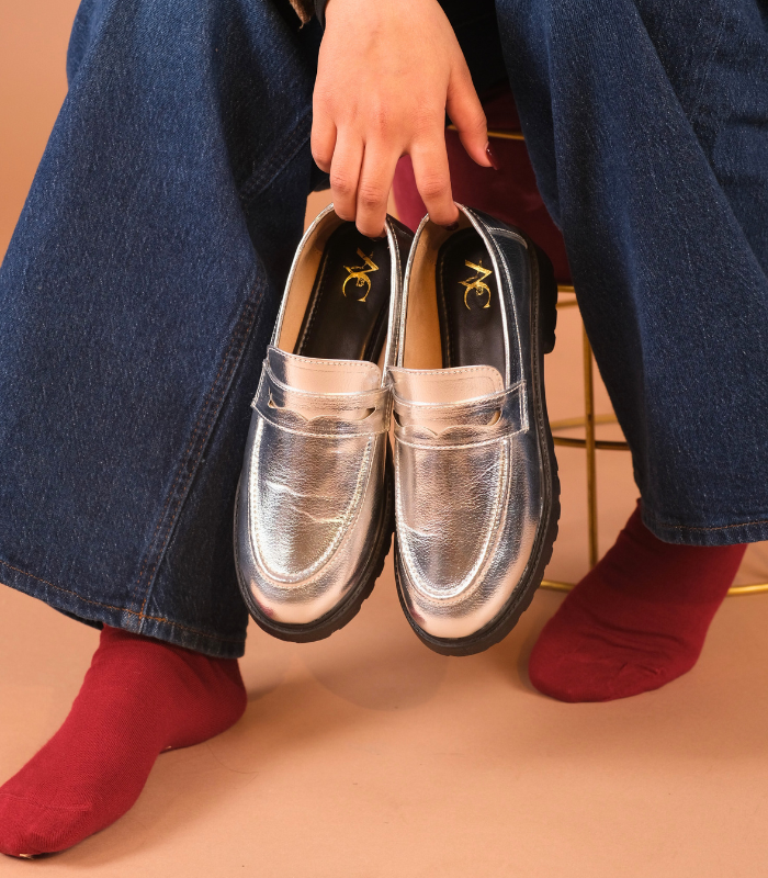 Silver Streak Loafers