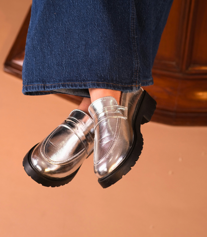 Silver Streak Loafers