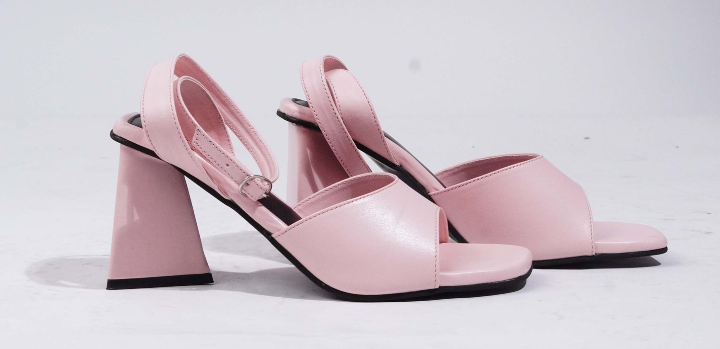 Tri-Glam Heels Powder Pink