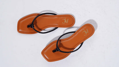 Easygoing Slides Black and Tan